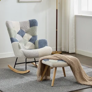 Rocking chair with footrest